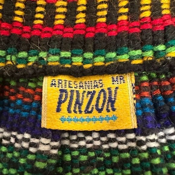 Artesanians Pinzon Tribal Aztec Bohemian Rasta Woven Shoulder Bag - Picture 7 of 7